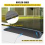 VEVOR Rubber Threshold Ramp, 1.5" Rise Threshold Ramp Doorway, Recycled Rubber Power Threshold Ramp Rated 2200Lbs Load Capacity, Non-Slip Surface Rubber Solid Threshold Ramp for Wheelchair and Scooter