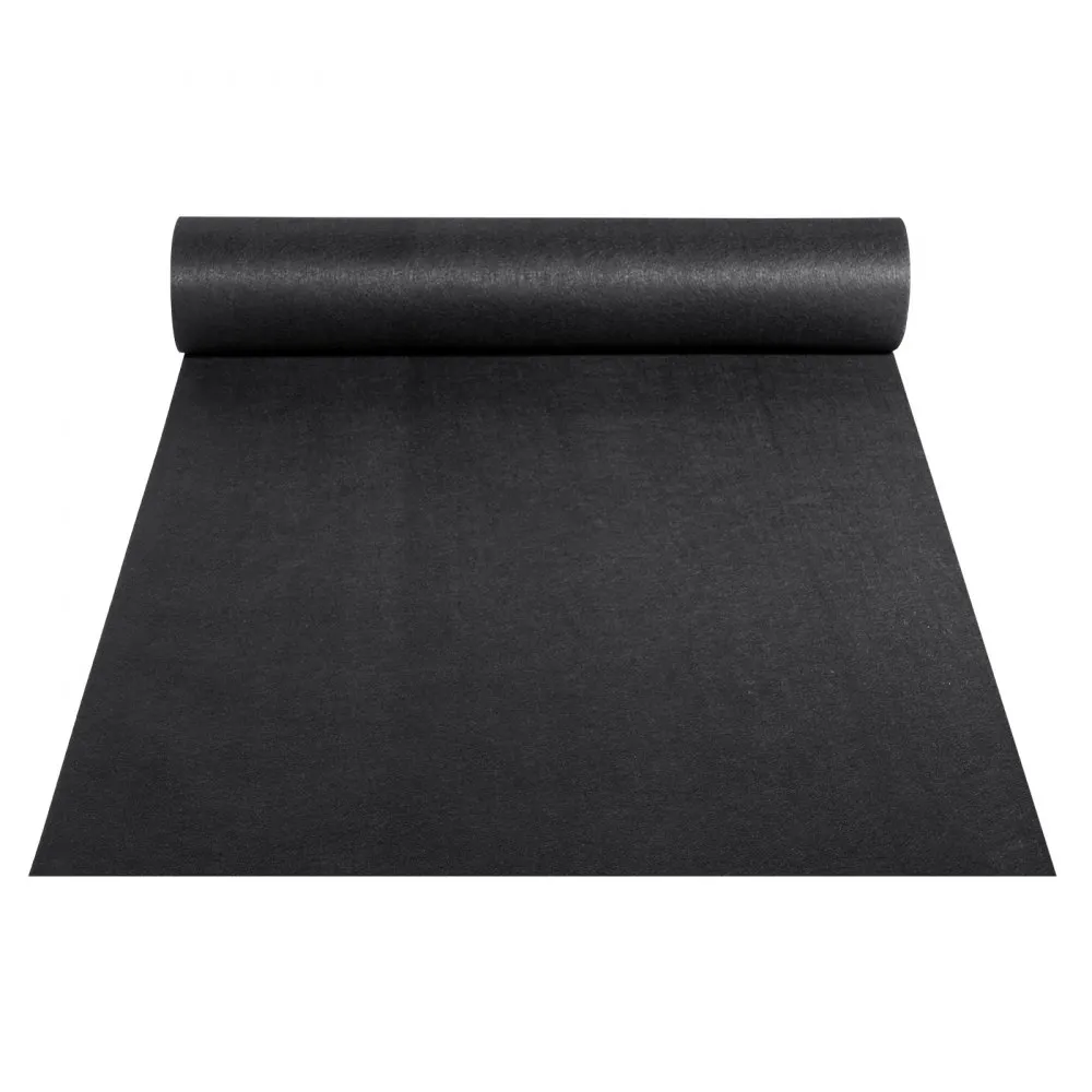 VEVOR Driveway Fabric, 3.28x164FT Non Woven Geotextile Fabric for Landscaping, Heavy Duty Garden Weed Barrier Fabric, 4.43OZ Landscape Fabric, French Drains Drainage Fabric, Ground Cover Weed Control