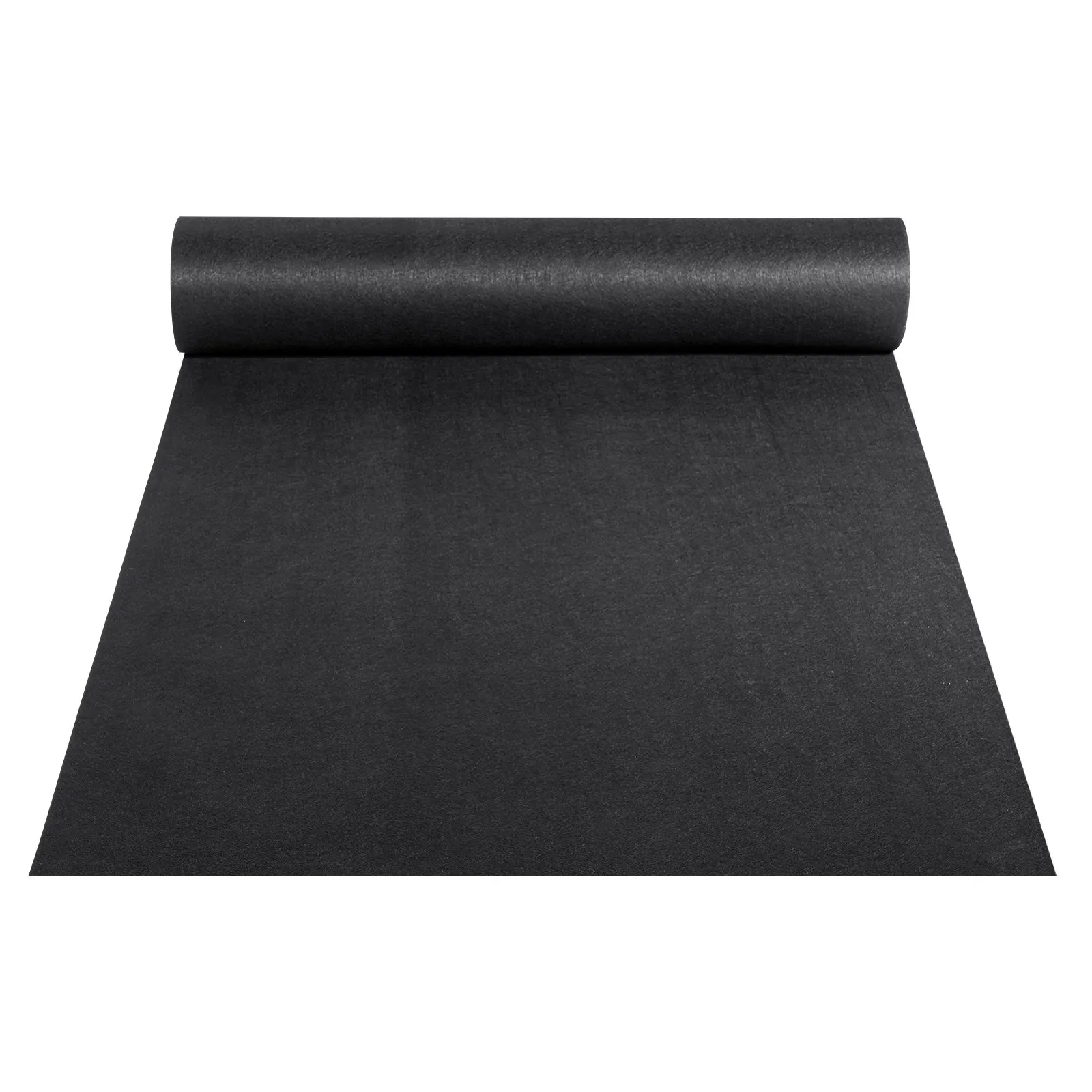 VEVOR Driveway Fabric, 3.28x164FT Non Woven Geotextile Fabric for Landscaping, Heavy Duty Garden Weed Barrier Fabric, 4.43OZ Landscape Fabric, French Drains Drainage Fabric, Ground Cover Weed Control