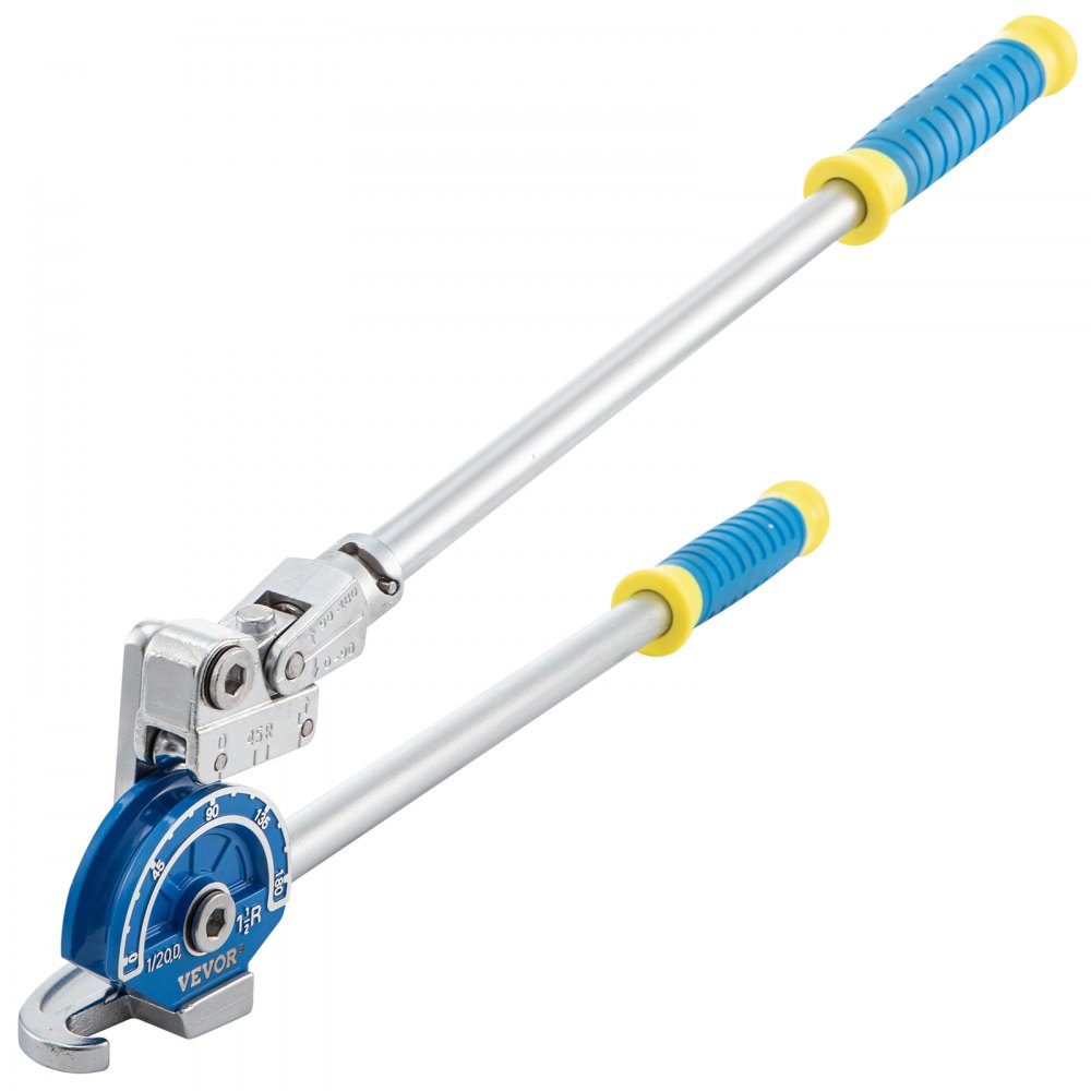 VEVOR Tube Bender, 1/2 inch Pipe Bending Capacity 180 Degrees Manual Bending, for Aluminum and Stainless Steel Pipes in HVAC, Heating Pipe System