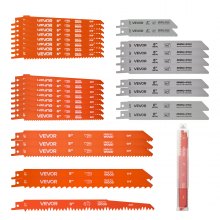 VEVOR Reciprocating Saw Blades 32-Piece Bi-Metal for Cutting Metal and Wood