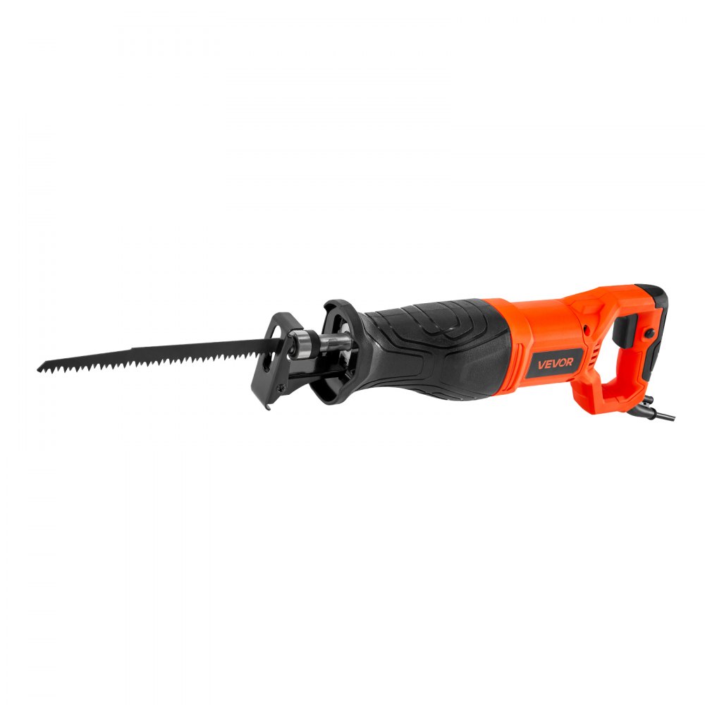 VEVOR Corded Reciprocating Saw, 120 Volt 7.5 Amp, 2800 SPM Variable Speed, 1-1/8 inch Stroke Length, Electric Reciprocating Saw with 8 Blades and Carrying Bag, for Wood, Metal, and Plastic Cutting