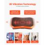 Vibration Plate Exercise Machine Whole Body Shaker Fitness Platform Orange