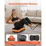 Vibration Plate Exercise Machine Whole Body Shaker Fitness Platform Orange