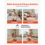 Vibration Plate Exercise Machine Whole Body Shaker Fitness Platform Orange