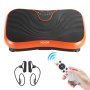 Vibration Plate Exercise Machine Whole Body Shaker Fitness Platform Orange