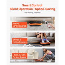 Vibration Plate Exercise Machine Whole Body Shaker Fitness Platform Orange