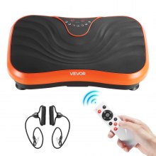 Vibration Plate Exercise Machine Whole Body Shaker Fitness Platform Orange