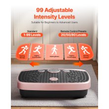 Vibration Plate Exercise Machine with Magnetic Acupoints Full Body Fitness