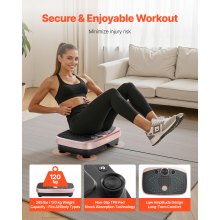 Vibration Plate Exercise Machine with Magnetic Acupoints Full Body Fitness