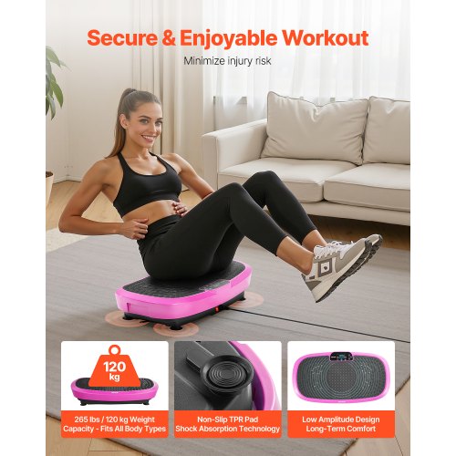VEVOR Vibration Plate Exercise Machine, Full Body Shaker with Magnetic Acupoints for Lymphatic Drainage and Weight Loss, Home Gym Workout Fitness ... VEVOR Vibration Plate Exercise Machine, Full Body Shaker with Magnetic Acupoints for Lymphatic Drainage and Weight Loss, Home Gym Workout Fitness ...