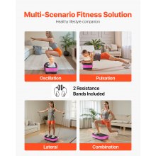 Vibration Plate Exercise Machine Full Body Fitness with Magnetic Acupoints