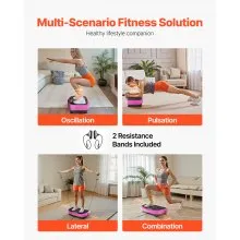 Vibration Plate Exercise Machine Full Body Fitness with Magnetic Acupoints