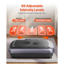 Vibration Plate Exercise Machine Whole Body Shaker Fitness Platform Black