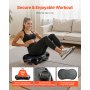 Vibration Plate Exercise Machine Full Body Shaker Fitness Platform Black