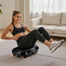 Vibration Plate Exercise Machine Full Body Shaker Fitness Platform Black