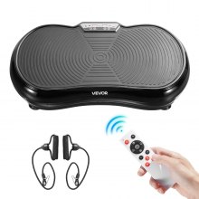 Vibration Plate Exercise Machine Full Body Shaker Fitness Platform Black