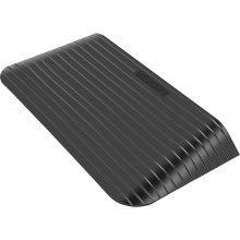 VEVOR Rubber Threshold Ramp, 3\" Rise Threshold Ramp Doorway, Recycled Rubber Power Threshold Ramp Rated 2200 Lbs Load Capacity, Non-Slip Surface Rubber Solid Threshold Ramp for Wheelchair and Scooter