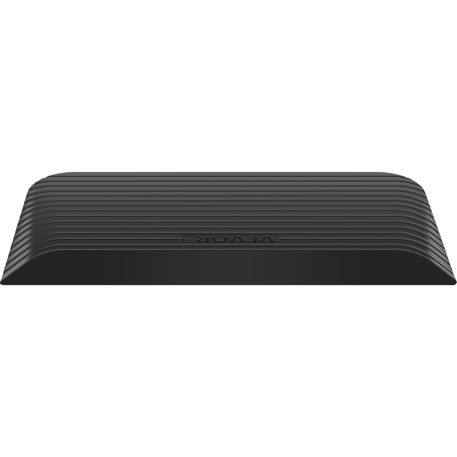 VEVOR Rubber Threshold Ramp, 3" Rise Threshold Ramp Doorway, Recycled Rubber Power Threshold Ramp Rated 2200 Lbs Load Capacity, Non-Slip Surface Rubber Solid Threshold Ramp for Wheelchair and Scooter