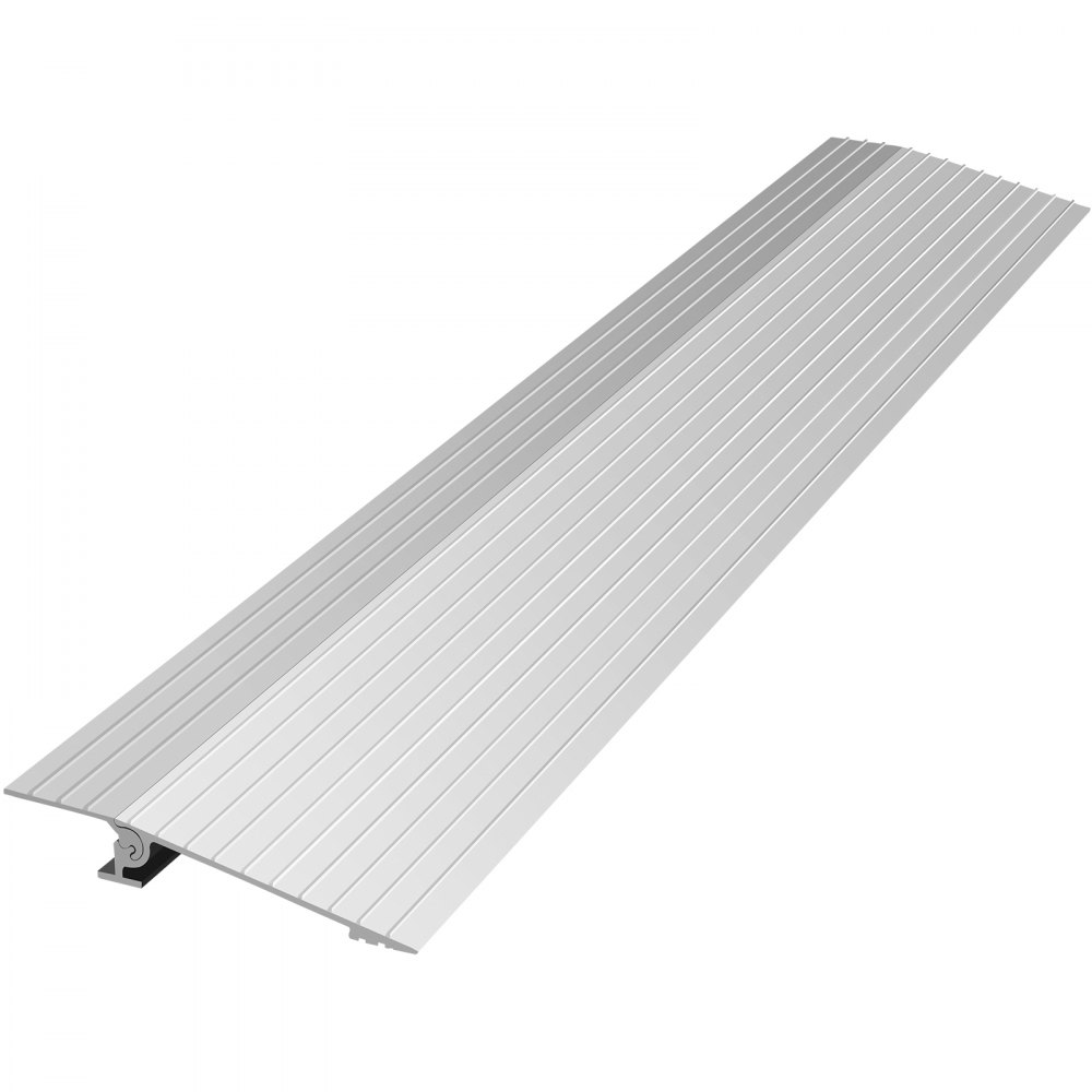 VEVOR Transitions Modular Entry Ramp, 1" Rise Door Threshold Ramp, Aluminum Threshold Ramp for Doorways Rated 800lbs Load Capacity, Adjustable Threshold Ramp for Wheelchair, Scooter, and Power Chair