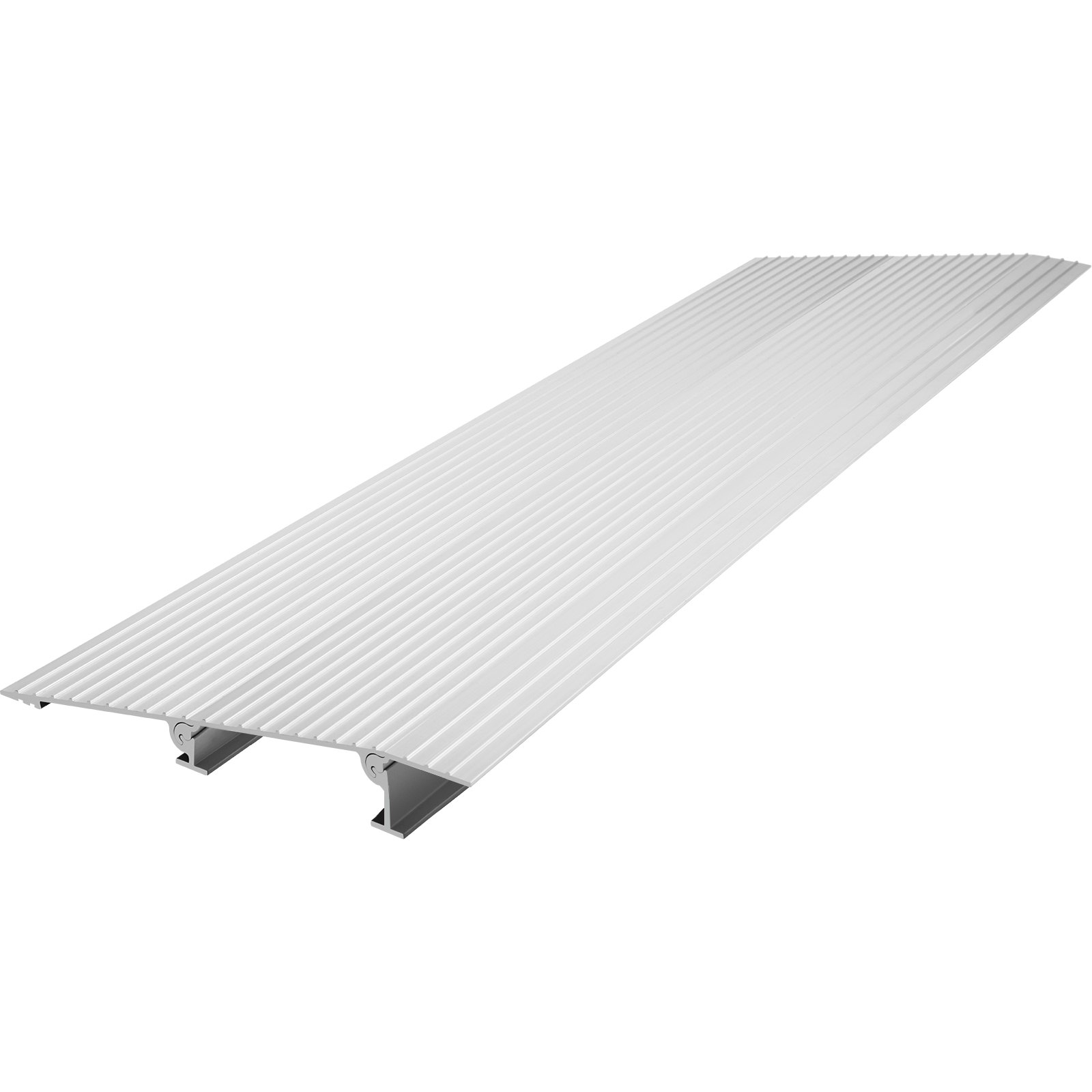 VEVOR Transitions Modular Entry Ramp, 2" Rise Door Threshold Ramp, Aluminum Threshold Ramp for Doorways Rated 800lbs Load Capacity, Adjustable Threshold Ramp for Wheelchair, Scooter, and Power Chair
