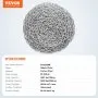 VEVOR Proof Coil Chain, 5/16" x 92', 1667 lbs Safe Working Load, Zinc Plated Proof Tested Coil Chain with Two Quick Links, Galvanized Carbon Steel Link Chain for Towing, Hanging, Camping, Pet Towing