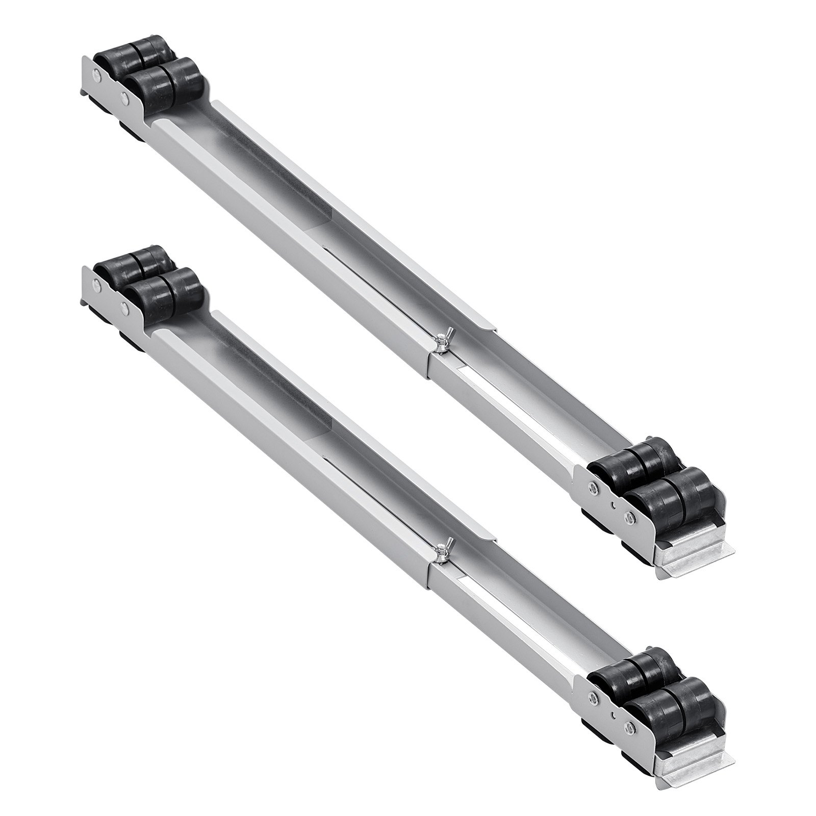 VEVOR Heavy Duty Furniture Appliances Rollers, 299.4 kg Total Load, Extendable Appliance Rollers Mobile Washing Machine Base, Fridge Stand Dolly Movers for Refrigerators, Dryers, Dishwashers, White