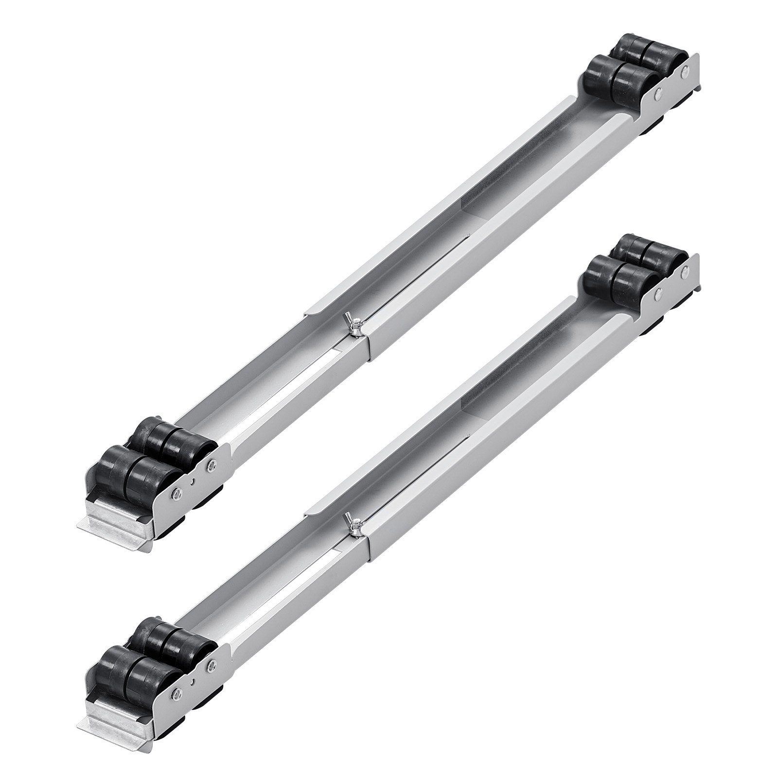 VEVOR Heavy Duty Furniture Appliances Rollers, 299.4 kg Total Load, Extendable Appliance Rollers Mobile Washing Machine Base, Fridge Stand Dolly Movers for Refrigerators, Dryers, Dishwashers, White