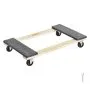 VEVOR Furniture Dolly, 1000 lbs Load Capacity, 18" x 30", 4 x 3" PP Swivel Casters, Heavy Duty Hardwood Furniture Moving Dolly, Mover's Dolly, Moving Cart with Wheels for Heavy Furniture Home Cleaning