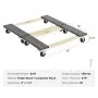 VEVOR Furniture Dolly, 1000 lbs Each Load Capacity, 2 Packs, 18" x 30", 8 x 3" PP Swivel Casters, Heavy Duty Hardwood Furniture Moving Dolly, Mover's Dolly, Moving Cart with Wheels for Heavy Furniture