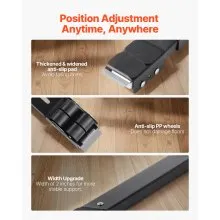 VEVOR Furniture Dolly Mobile Roller Extendable Appliance Rollers 660 lbs Load