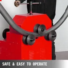 VEVOR Pipe Tube Bender, 9 Round and 8 Square Die Set Electric Pipe Tube Bender 1.5KW Multi-function Electric Pipe Bender