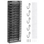 VEVOR File Wall Rack Mesh Wall File Holder 1-Piece 16 Pockets for Office/School