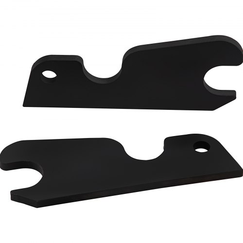 VEVOR Quick Attach Bucket Ears, 3/4" Thickness Excavator Bucket Ears, 2pcs Bucket Ears Attachment, Black-Coating Steel w/Precise Metal Craft, Compatible with KX040 KX71 KX91 KX121