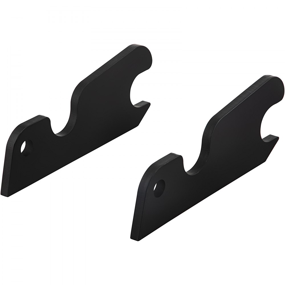 VEVOR Orejas de cubo de fijación rápida, orejas de cubo de excavadora de 3/4 pulgadas de grosor, 2 piezas de accesorio de orejas de cubo, acero con revestimiento negro con artesanía de metal precisa, compatible con KX040 KX71 KX91 KX121