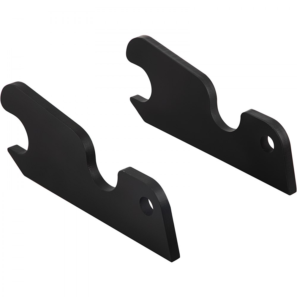 VEVOR Orejas de cubo de fijación rápida, orejas de cubo de excavadora de 3/4 pulgadas de grosor, 2 piezas de accesorio de orejas de cubo, acero con revestimiento negro con artesanía de metal precisa, compatible con KX040 KX71 KX91 KX121