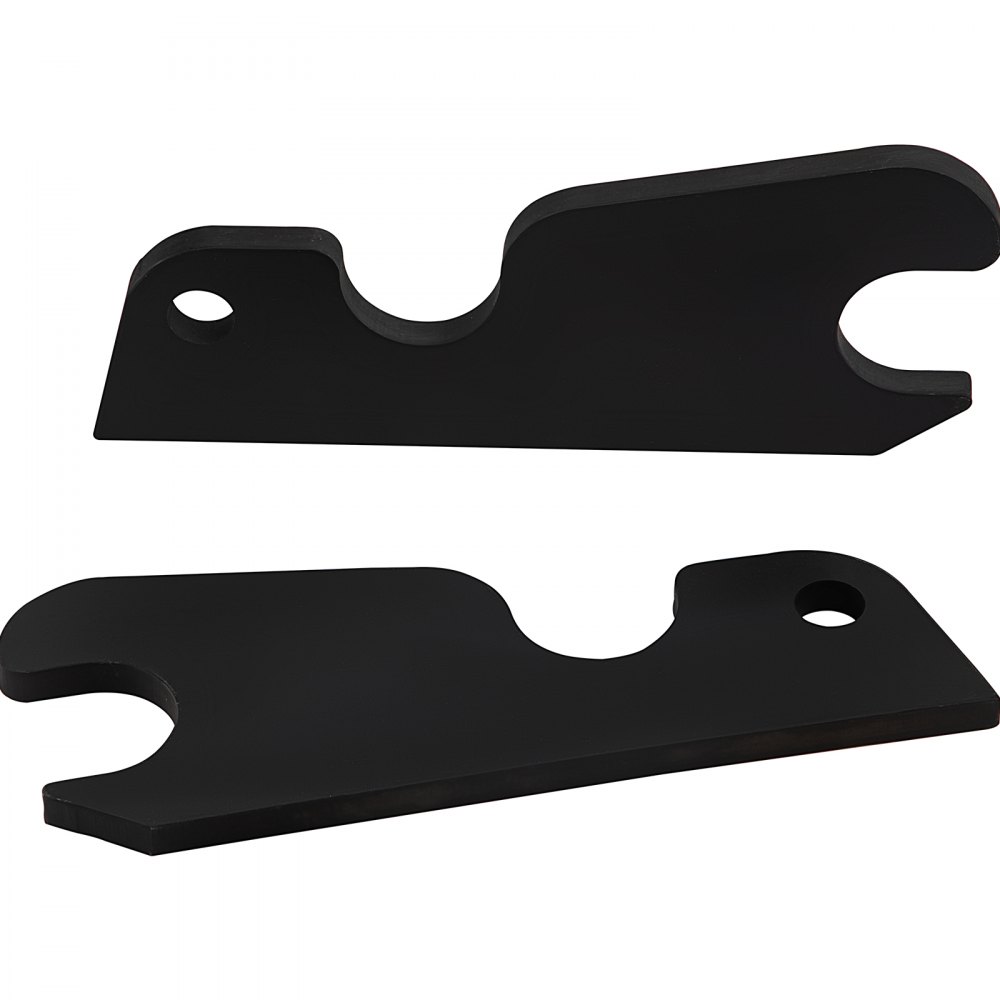 VEVOR Orejas de cubo de fijación rápida, orejas de cubo de excavadora de 3/4 pulgadas de grosor, 2 piezas de accesorio de orejas de cubo, acero con revestimiento negro con artesanía de metal precisa, compatible con KX040 KX71 KX91 KX121