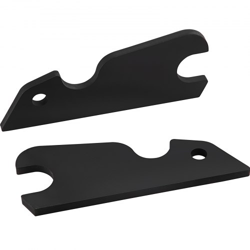 VEVOR Orejas de cubo de fijación rápida, orejas de cubo de excavadora de 3/4 pulgadas de grosor, 2 piezas de accesorio de orejas de cubo, acero con revestimiento negro con artesanía de metal precisa, compatible con KX040 KX71 KX91 KX121