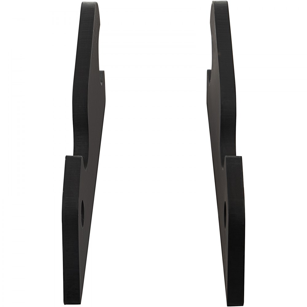 VEVOR Orejas de cubo de fijación rápida, orejas de cubo de excavadora de 3/4 pulgadas de grosor, 2 piezas de accesorio de orejas de cubo, acero con revestimiento negro con artesanía de metal precisa, compatible con KX040 KX71 KX91 KX121