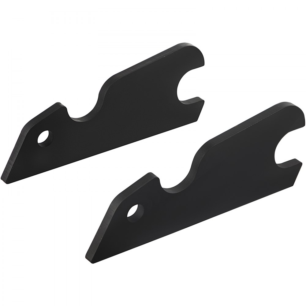 VEVOR Orejas de cubo de fijación rápida, orejas de cubo de excavadora de 3/4 pulgadas de grosor, 2 piezas de accesorio de orejas de cubo, acero con revestimiento negro con artesanía de metal precisa, compatible con KX040 KX71 KX91 KX121