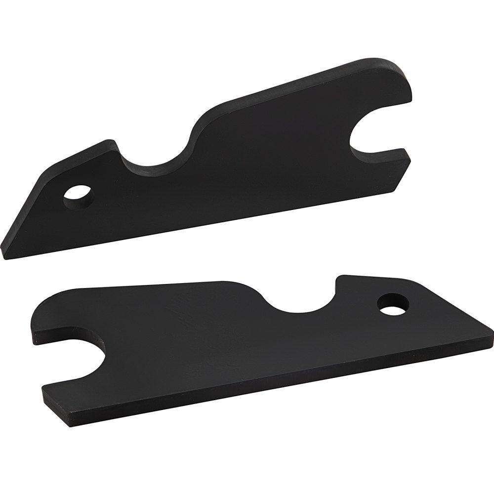 VEVOR Orejas de cubo de fijación rápida, orejas de cubo de excavadora de 3/4 pulgadas de grosor, 2 piezas de accesorio de orejas de cubo, acero con revestimiento negro con artesanía de metal precisa, compatible con KX040 KX71 KX91 KX121