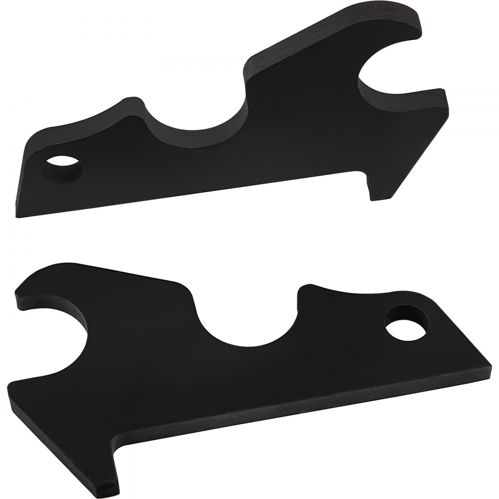 VEVOR Orejas de cubo de fijación rápida, orejas de cubo de excavadora de 3/4 pulgadas de grosor, 2 piezas de accesorio de orejas de cubo, acero con revestimiento negro con artesanía de metal precisa, compatible con KX040 KX71 KX91 KX121