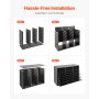 VEVOR Literature Organizer, 27 Compartments Office Mailbox with Removable Shelves, Wooden Mailbox Sorter Particle Board Office Home Classroom Storage, File Sorter for Files, Documents, Papers, Black