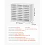 VEVOR Literature Organizer, 24 Compartments Office Mailbox with Adjustable Shelves, Wooden Mailbox Sorter Medium Density Fiberboard Office Home Classroom Storage for Files, Documents, Papers, White