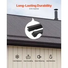 Foam Closure Strips Metal Roof Outside EVA Foam Closure Strip (20 Pieces)