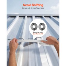 Foam Closure Strips Metal Roof Outside EVA Foam Closure Strip (20 Pieces)