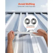 Foam Closure Strips Metal Roof Outside EVA Foam Closure Strip (20 Pieces)