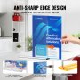 VEVOR Acrylic Sign Holder 6 Pack 8.5 x 11-inch Double Sided Display Sign Stand