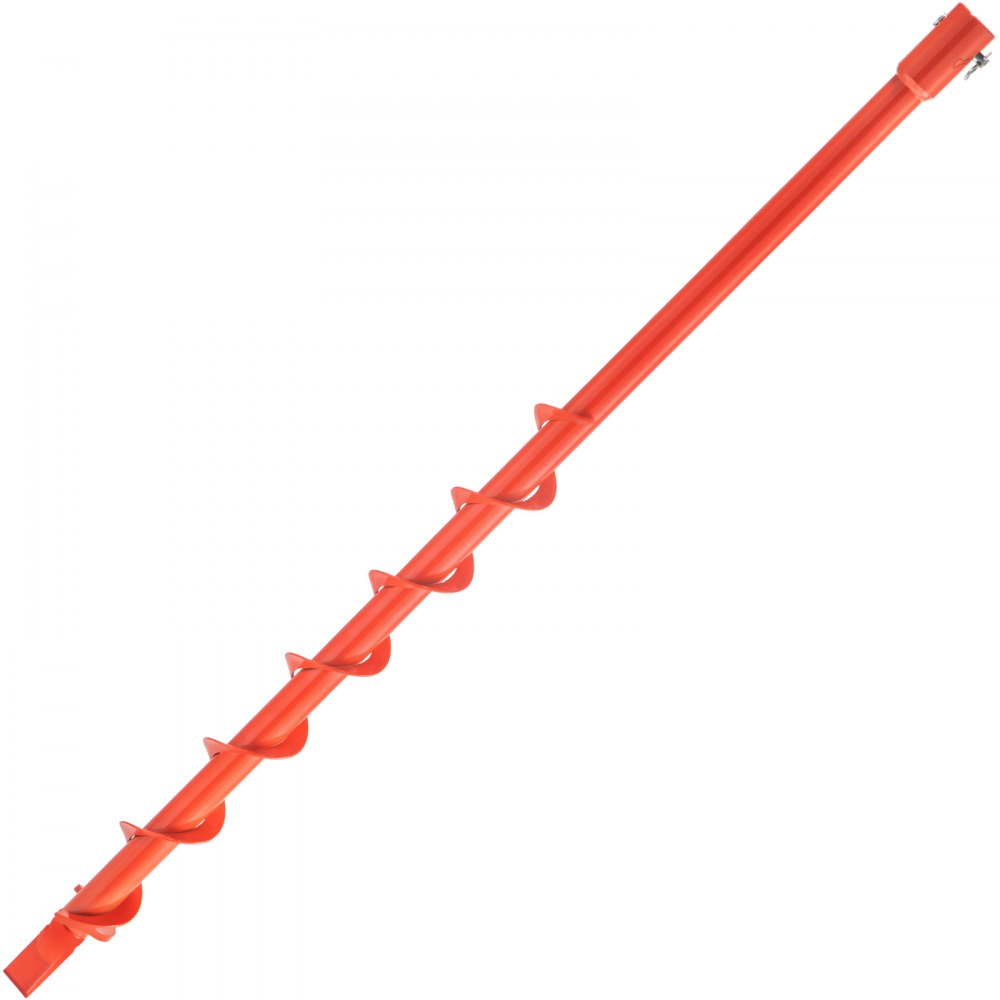 VEVOR Broca de barrena, 2'' (D) x 35'' (L) Broca de barrena de jardín con punta de cola de pez, Barrena de taladro para taladro de 0.79, Barrena de jardín resistente para plantar bulbos, plantas de cama, Agujero de excavación
