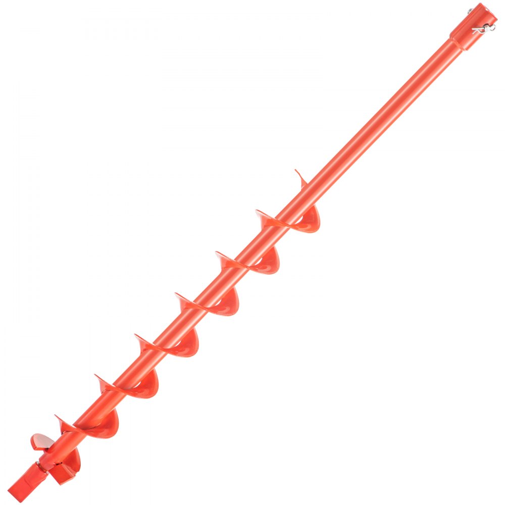 VEVOR Auger Drill Bit, 3'' (D) x 35'' (L) Garden Auger Drill Bit with Fishtail Point, Drill Auger for 0.79" Drill, Heavy Duty Garden Auger for Planting Bulbs, Bedding Plants, Digging Hole